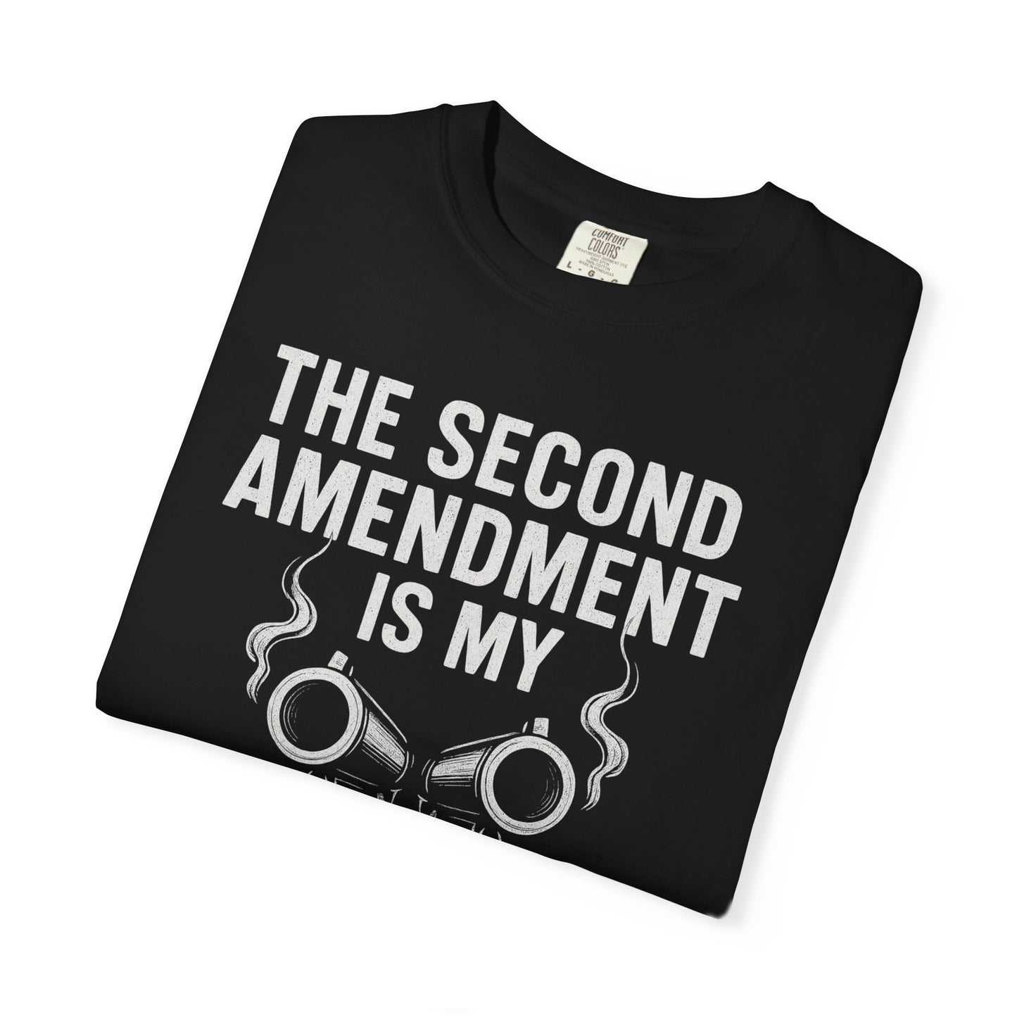 The Second Amendment Is My Concealed Carry Permit T-Shirt – Pro Gun Rights Graphic Tee