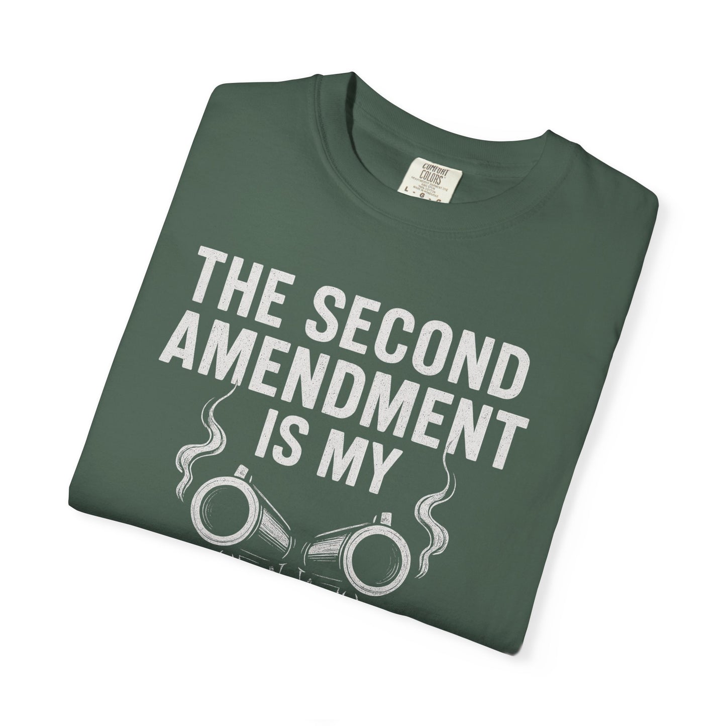 The Second Amendment Is My Concealed Carry Permit T-Shirt – Pro Gun Rights Graphic Tee