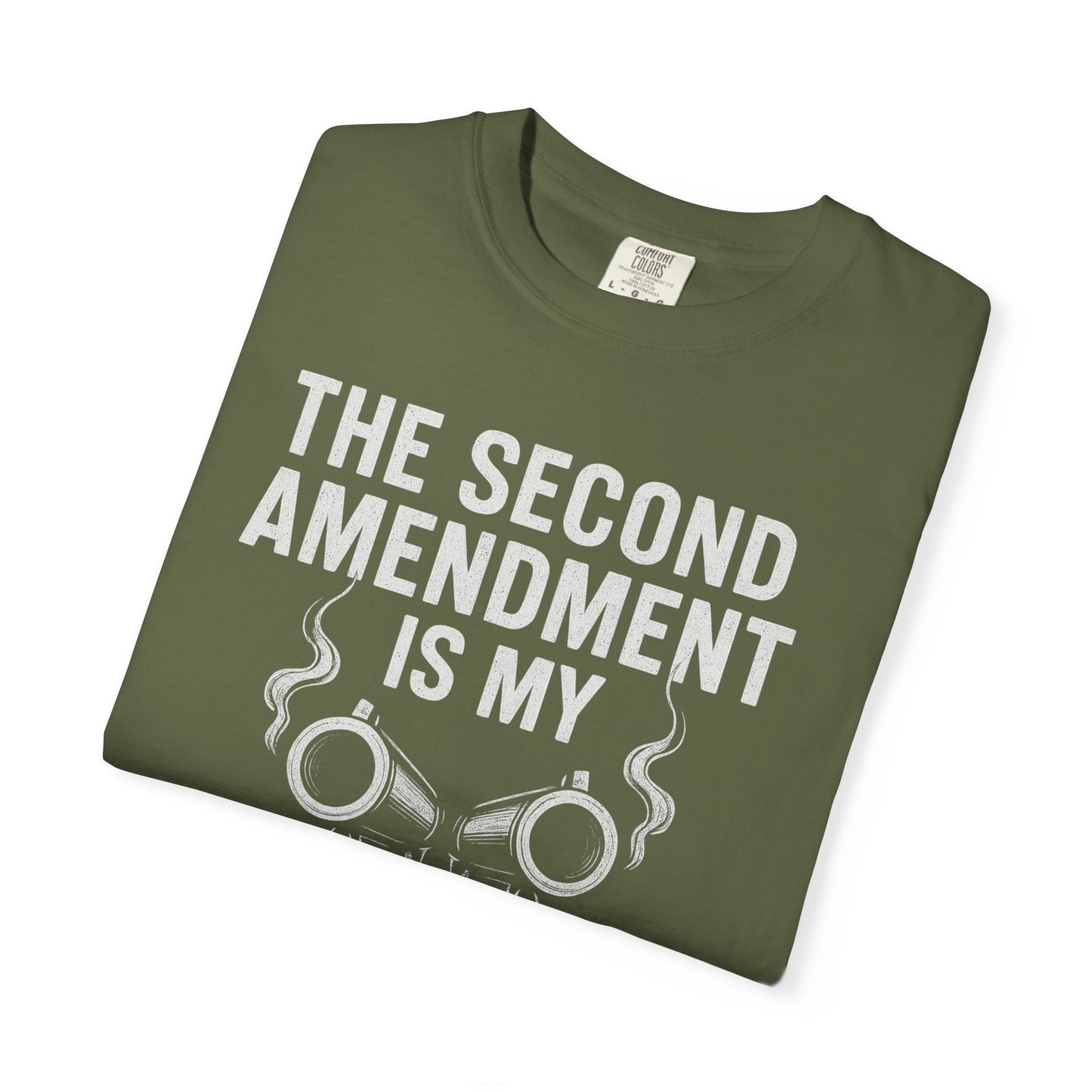 The Second Amendment Is My Concealed Carry Permit T-Shirt – Pro Gun Rights Graphic Tee