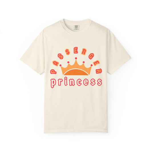 Passenger Princess Crown T-Shirt – Cute Trendy Graphic Tee for Road Trips & Soft Life Girls