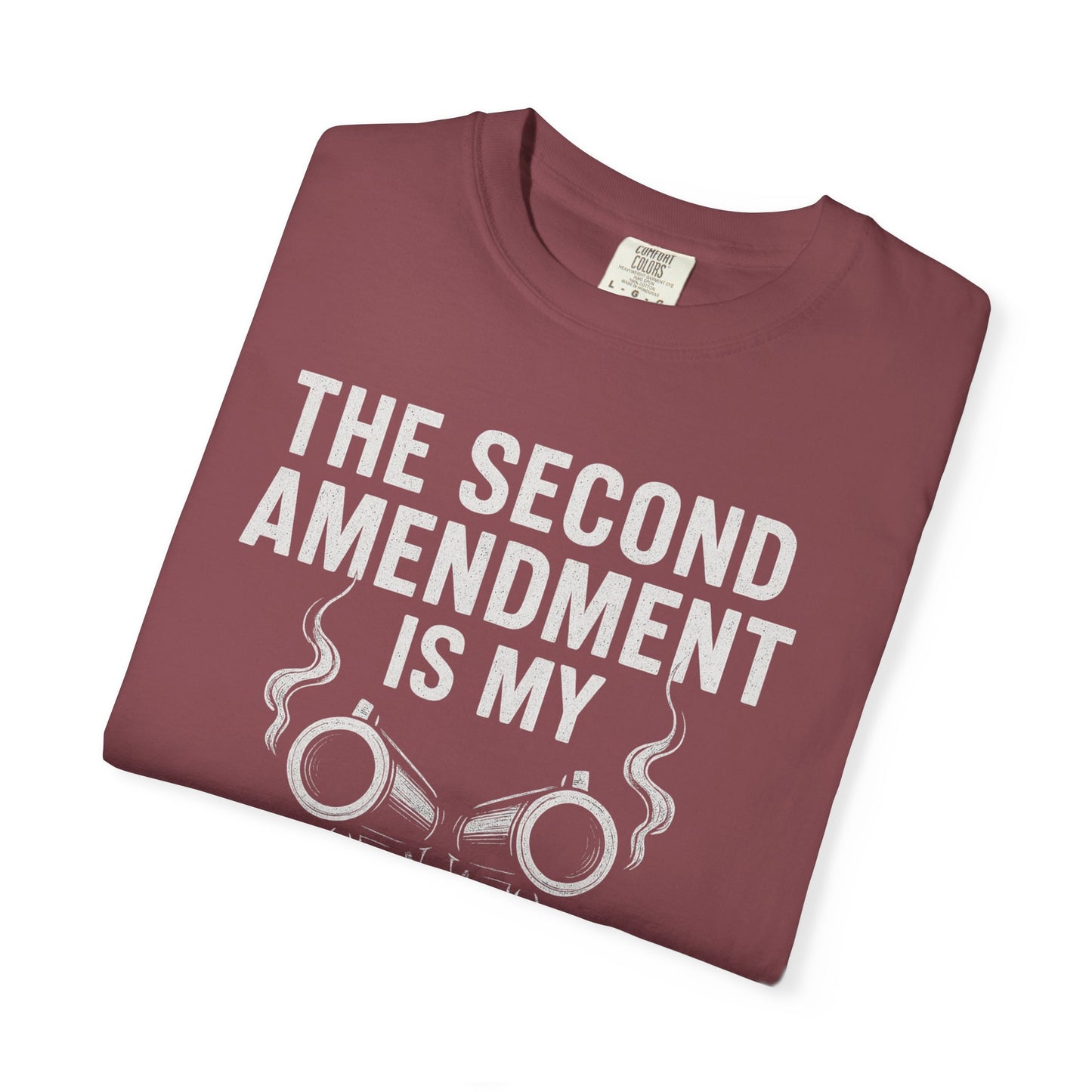 The Second Amendment Is My Concealed Carry Permit T-Shirt – Pro Gun Rights Graphic Tee