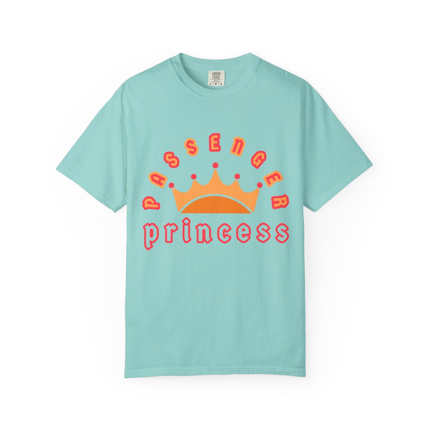Passenger Princess Crown T-Shirt – Cute Trendy Graphic Tee for Road Trips & Soft Life Girls