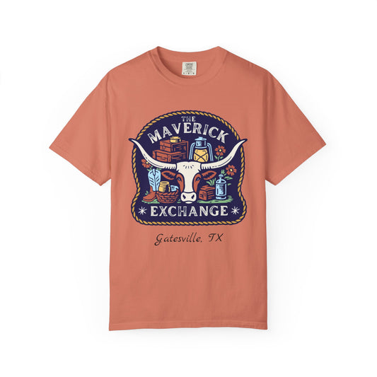 The Maverick Exchange Graphic Tee – Local Texas Market Souvenir