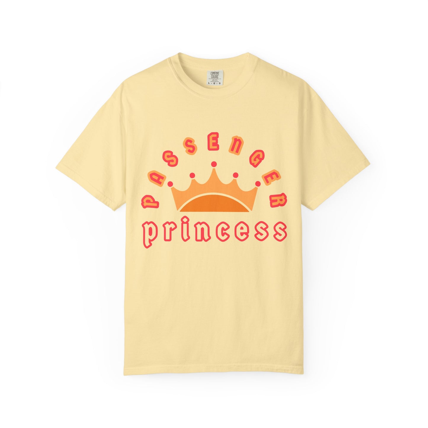 Passenger Princess Crown T-Shirt – Cute Trendy Graphic Tee for Road Trips & Soft Life Girls