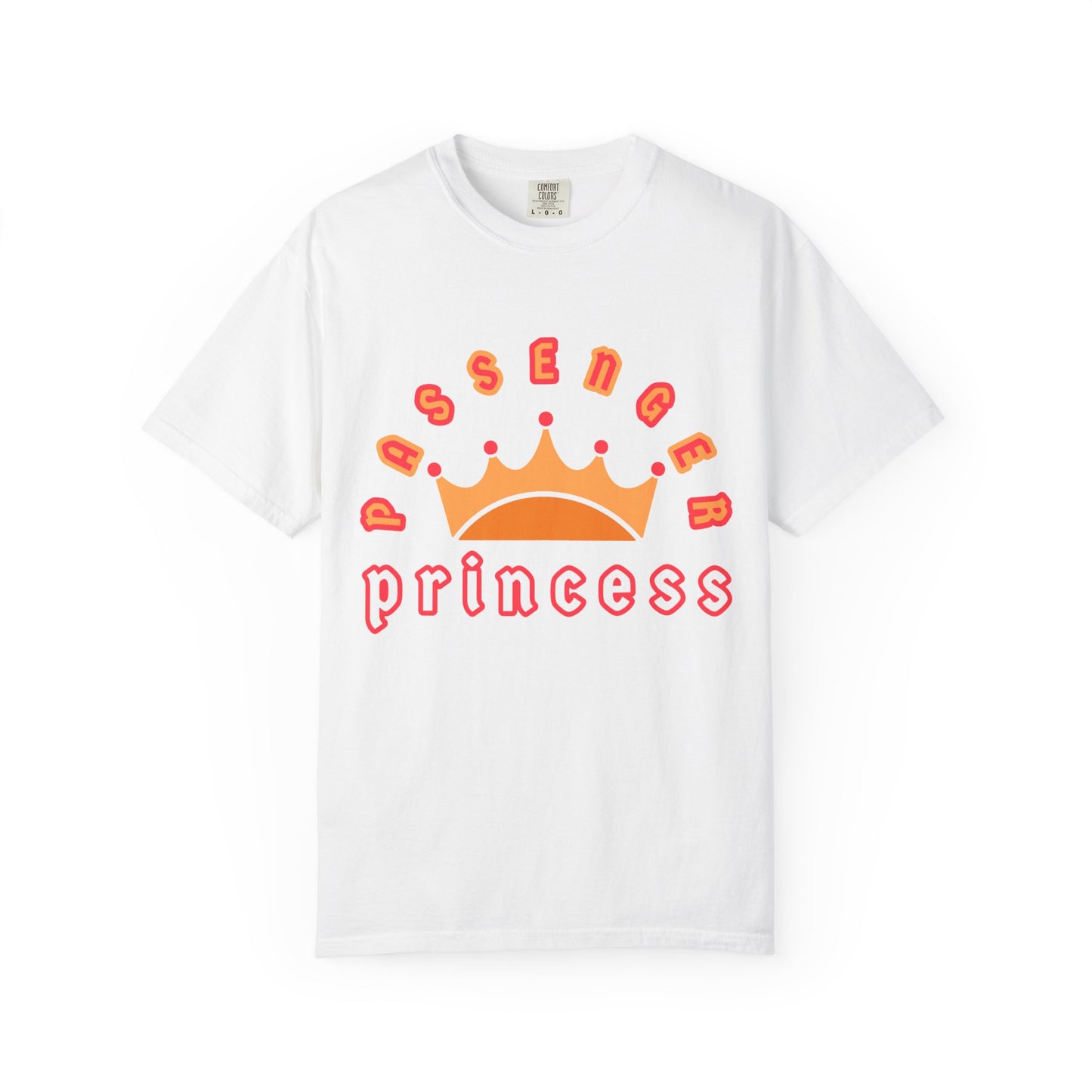 Passenger Princess Crown T-Shirt – Cute Trendy Graphic Tee for Road Trips & Soft Life Girls