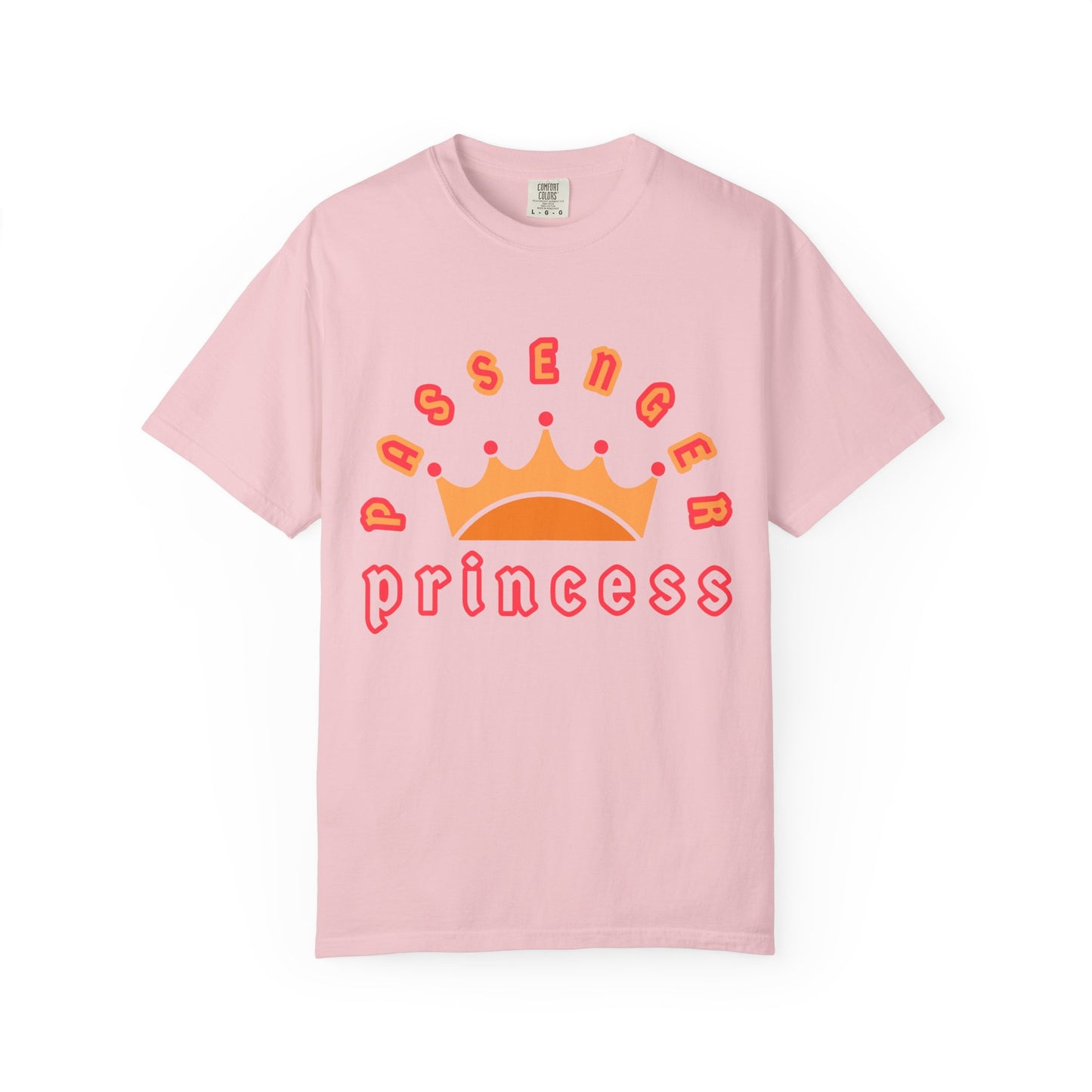 Passenger Princess Crown T-Shirt – Cute Trendy Graphic Tee for Road Trips & Soft Life Girls