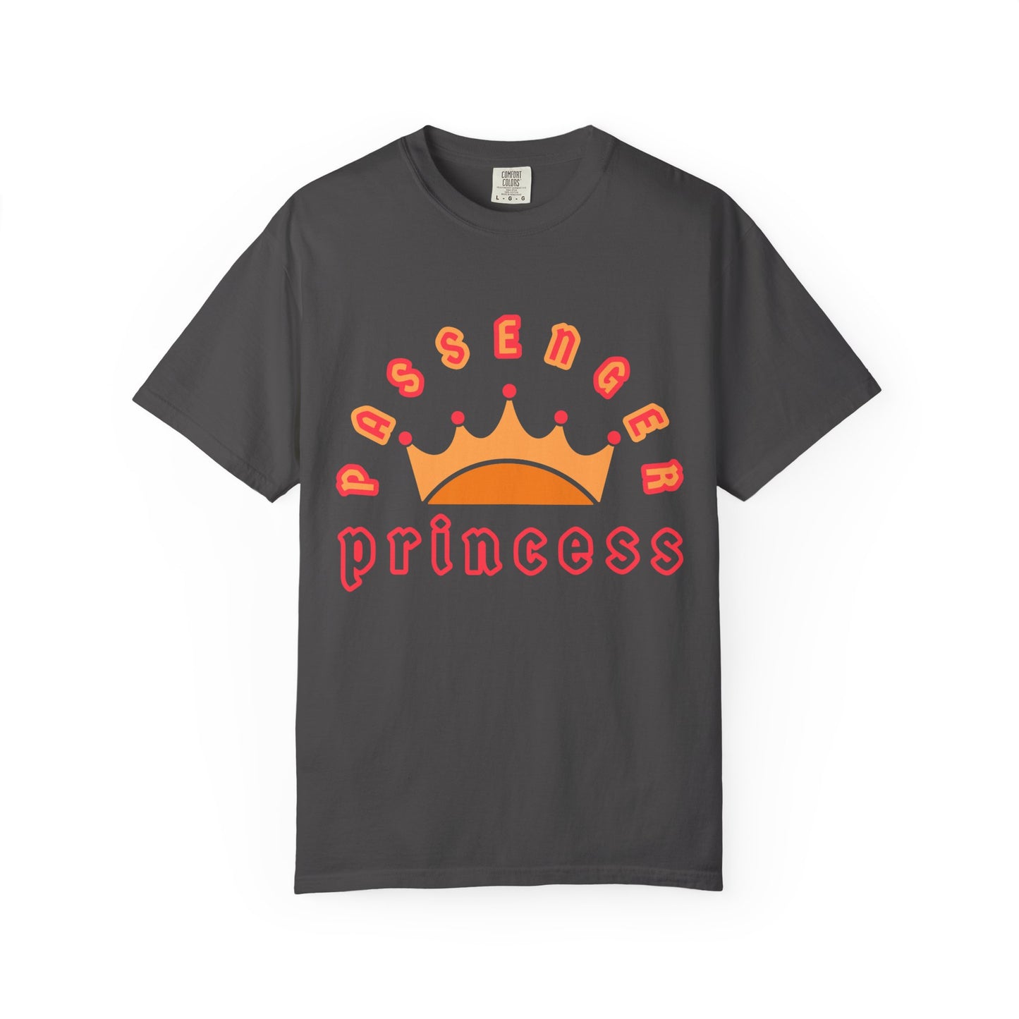 Passenger Princess Crown T-Shirt – Cute Trendy Graphic Tee for Road Trips & Soft Life Girls