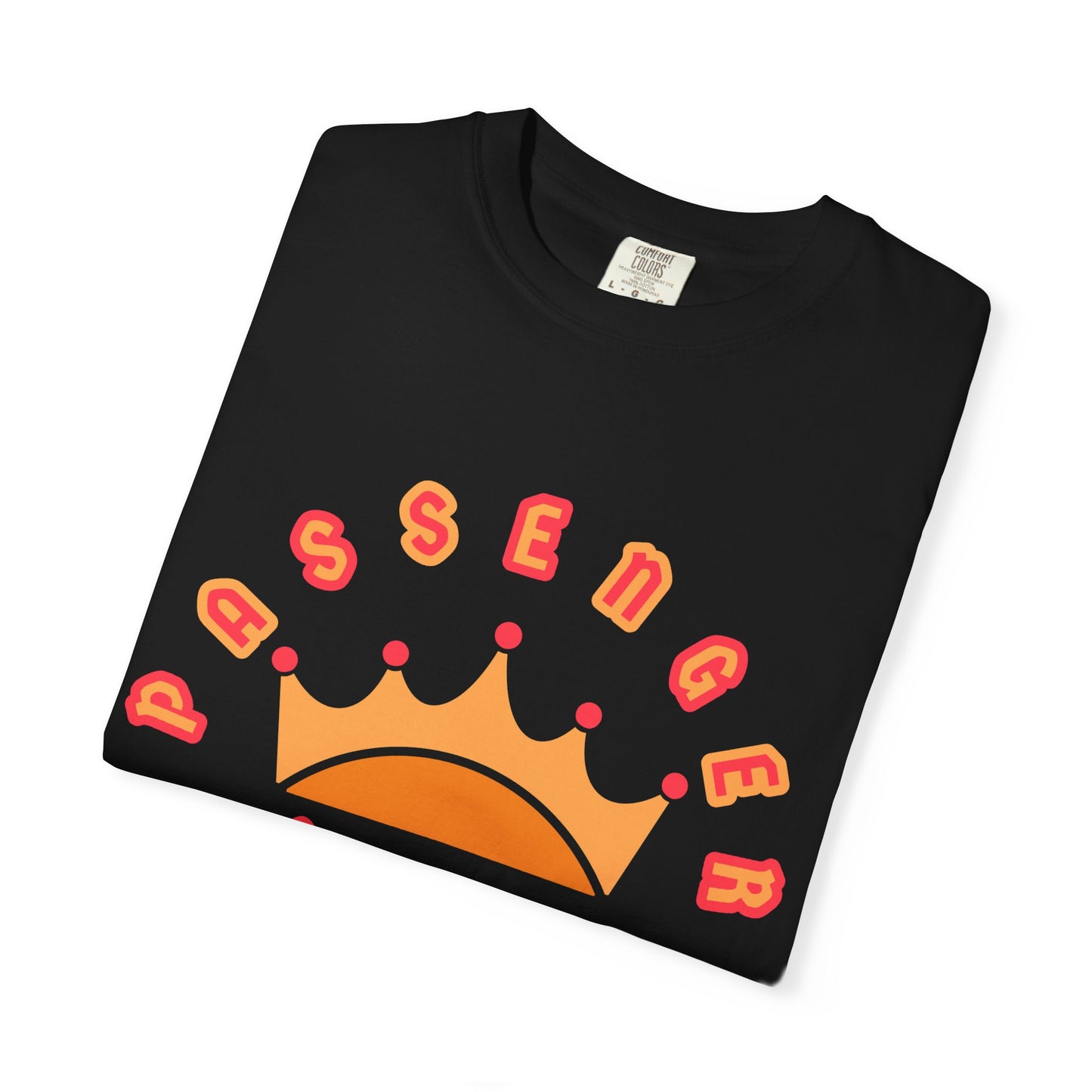 Passenger Princess Crown T-Shirt – Cute Trendy Graphic Tee for Road Trips & Soft Life Girls